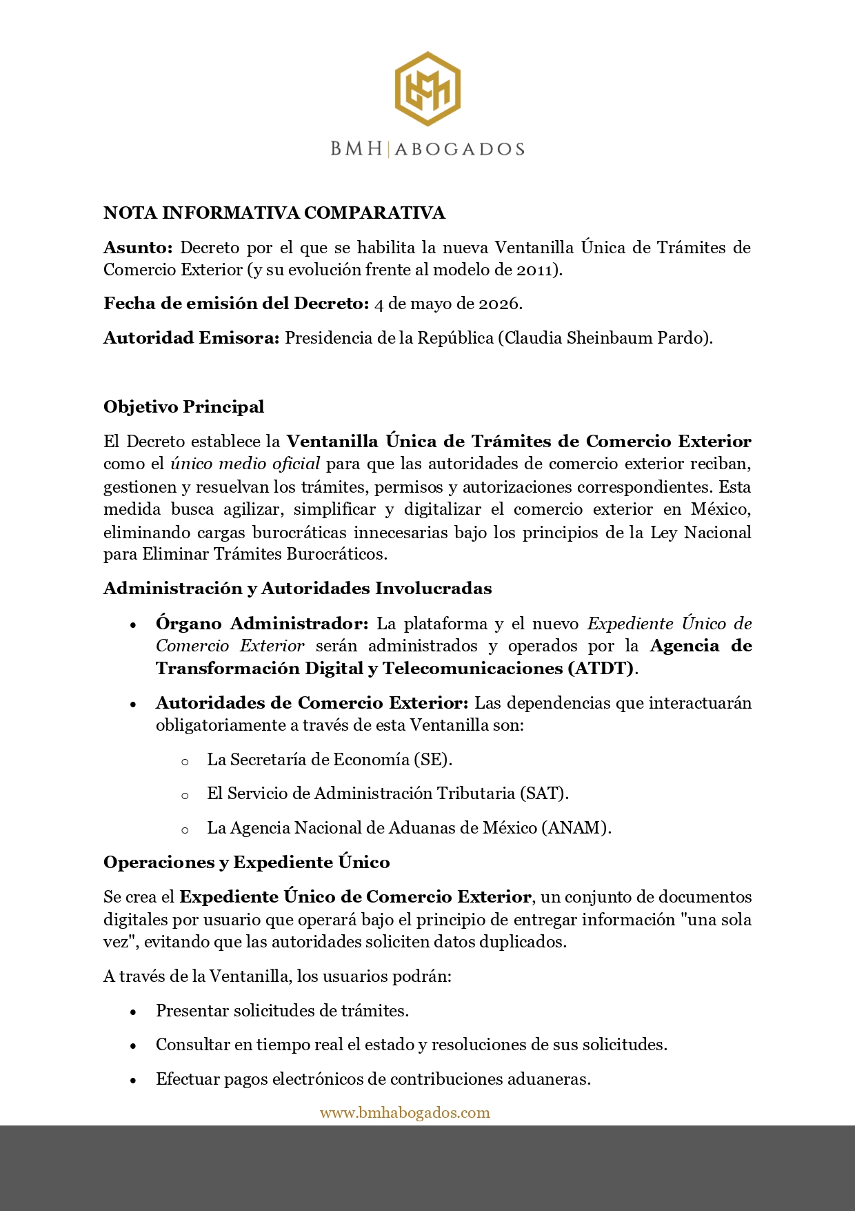 Boletín de mayo